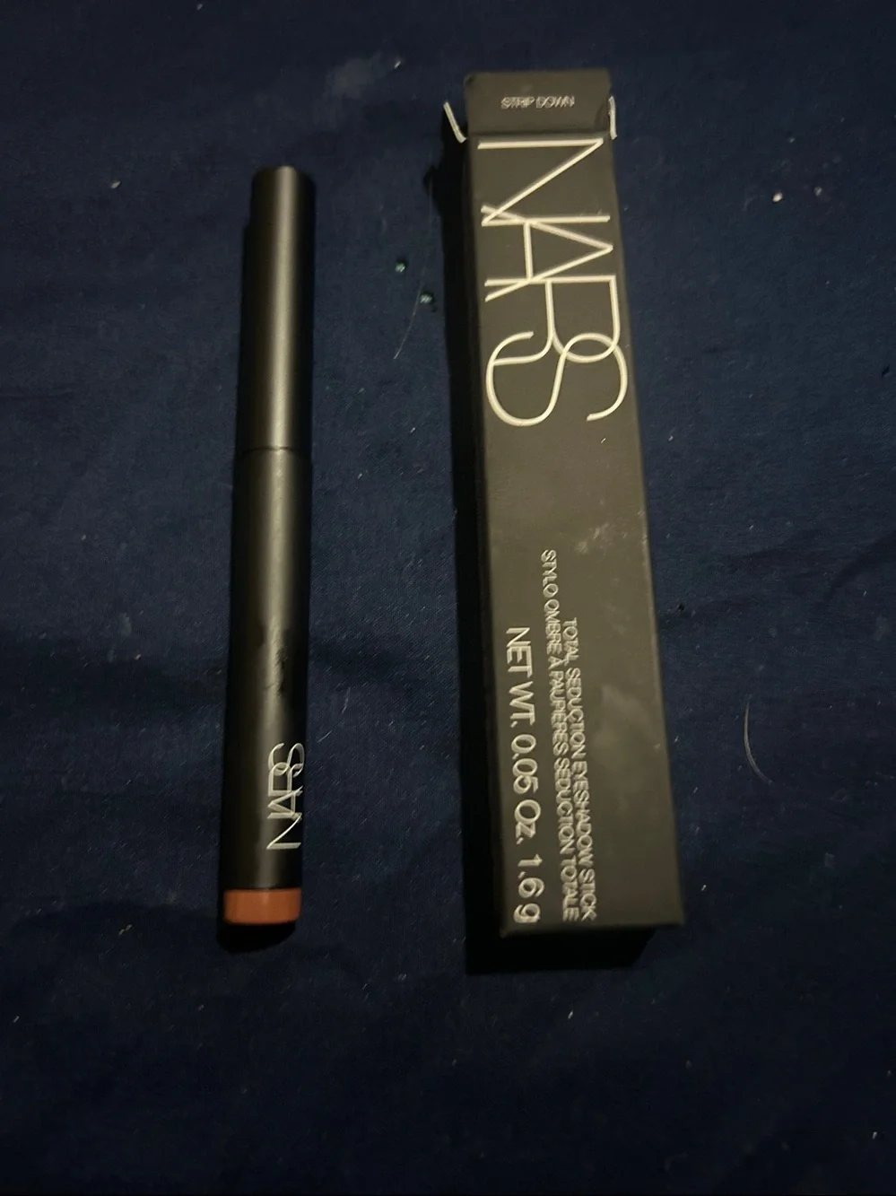 NARS eyeshadow in Black Packaging box. Total seduction eyeshadow stick. BNIB
